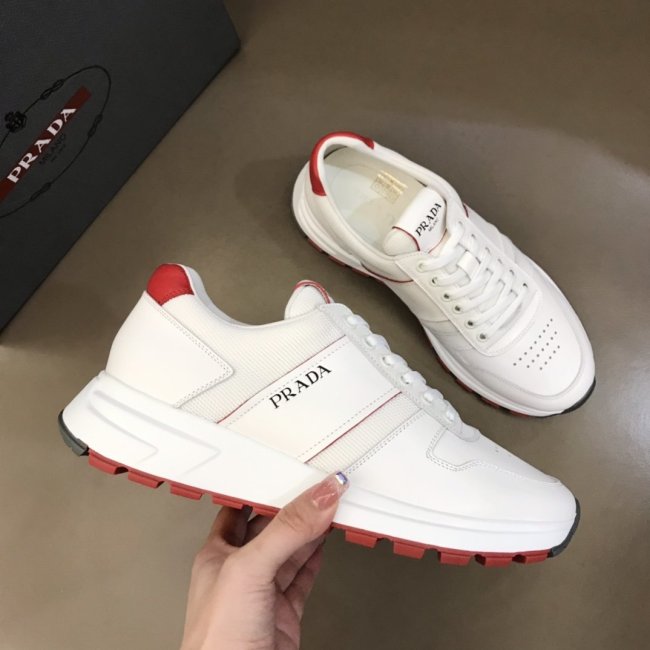 Prada Mens Shoes Sneakers Casual Shoes for Men Luxury Brand Breathable Fashion Sneakers with Original Box Whatapp