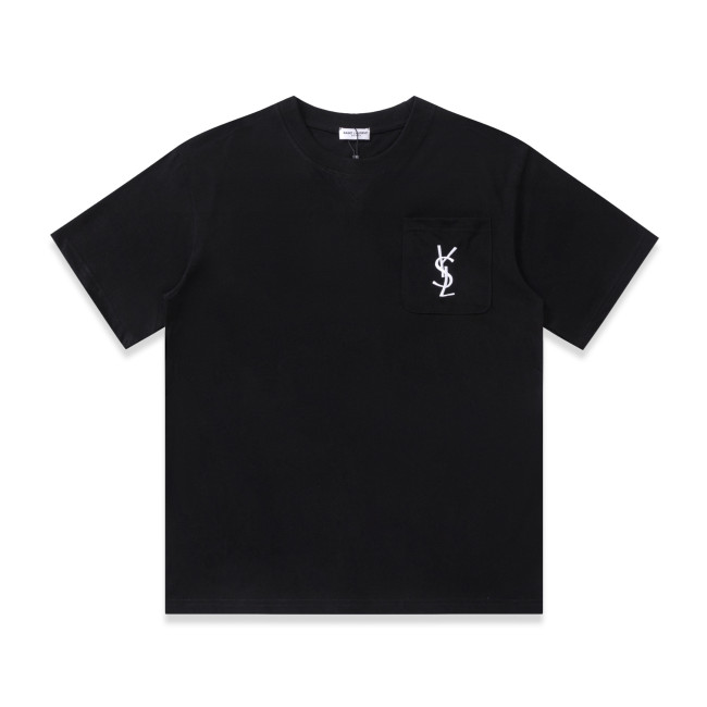 Saint Laurent YSL Luxury Brand Men Womens Short Sleeve T-Shirt Whatapp