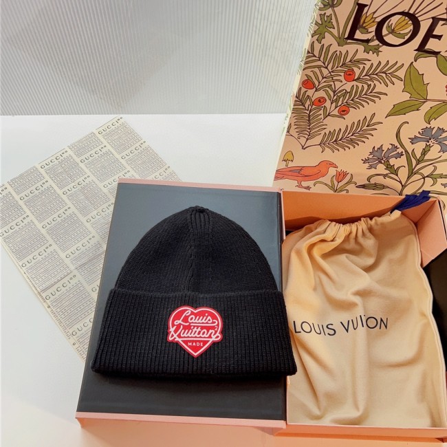 Louis Vuitton Men Womens Cap Knit Hat Luxury Brand with Original Box