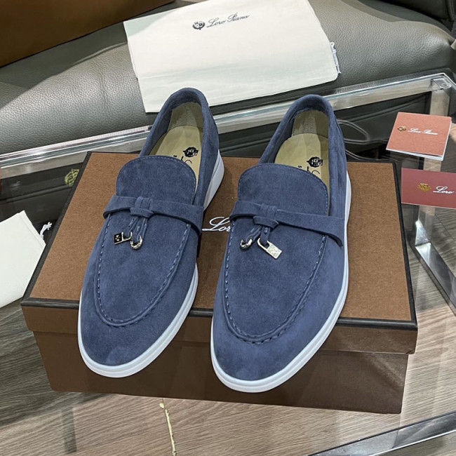 Loro Piana Womens Shoes Loafers Casual Design Luxury Brand Fashion Shoes for Women with Original Box No.17 Whatapp