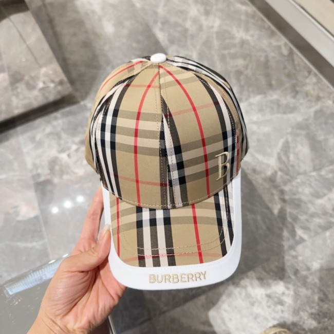 Burberry Womens Mens Cap Baseball Hat Luxury Brand with Original Box