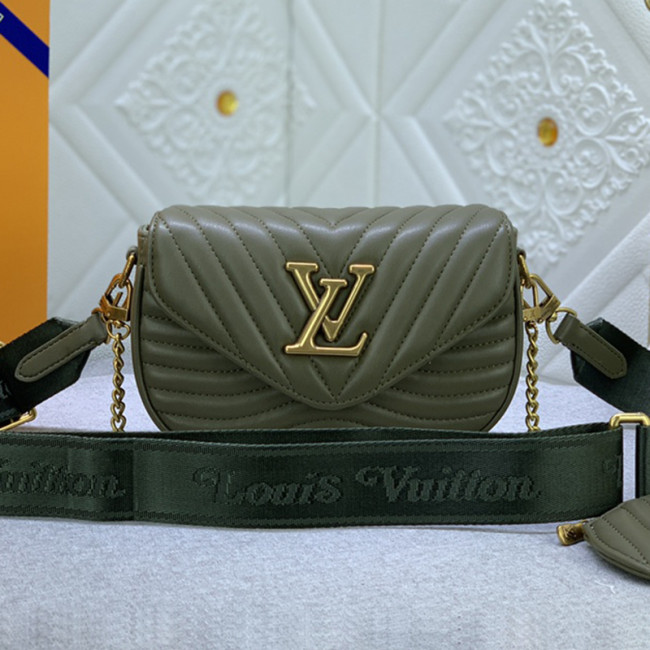 Louis Vuitton Womens Bags Shoulder Bag Luxury Brand LOUIS VUITTON NEW WAVE MULTI-POCHETTE with Original Box M56471 Whatapp