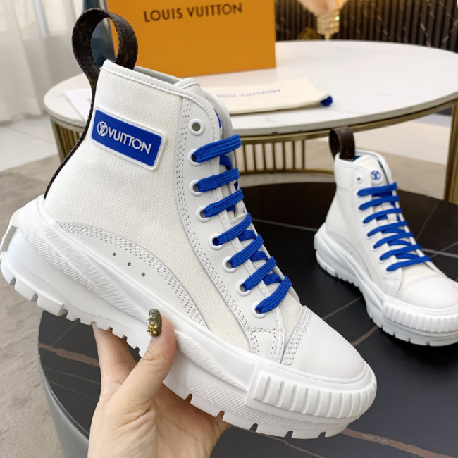 Louis Vuitton Womens Shoes Fashion Boots Luxury Brand LV SQUAD SNEAKER BOOT with Original Box 1A940S Whatapp