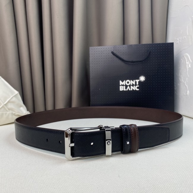 Montblanc Mens Leather Belts Luxury Brand Design Fashion Type with Original Box Whatapp