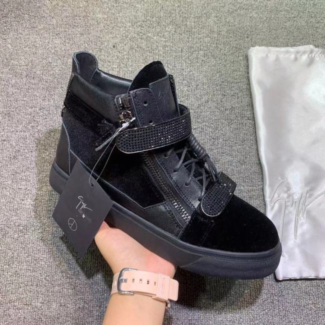 Giuseppe Zanotti Mens Shoes Luxury Brand High Top Sneakers Coby Whatapp