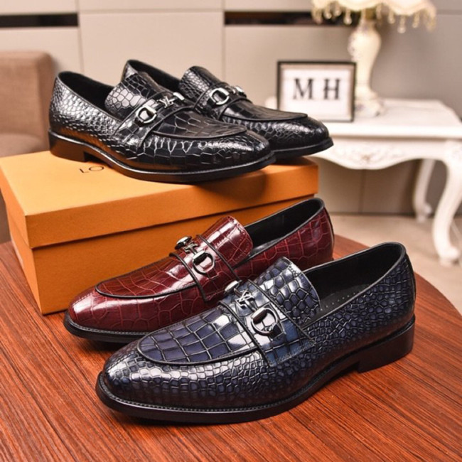 Louis Vuitton Men Shoes Business Luxury Brand LV Dress Shoes with Original Box Whatapp