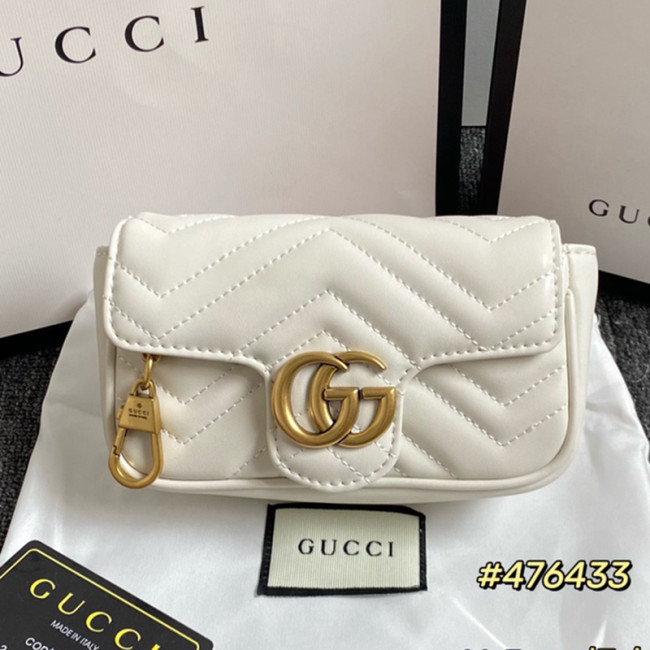 Gucci Womens Bags Shoulder Messenger Bag Luxury Brand GG Marmont matelassé leather super mini bag with Original Box Whatapp