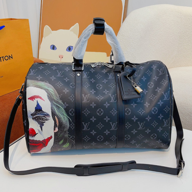 Louis Vuitton Womens and Mens Unisex Bags Luxury Brand LV Keepall Bandoulière 45 Fashion Design Travel Bag Whatapp