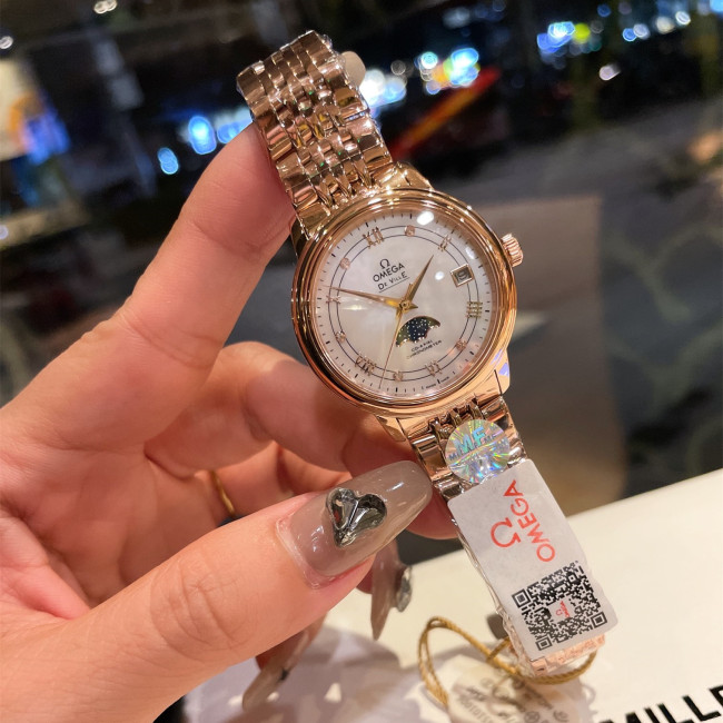 Omega Womens Watch Luxury Brand Design Fashion Type with Original Box Whatapp