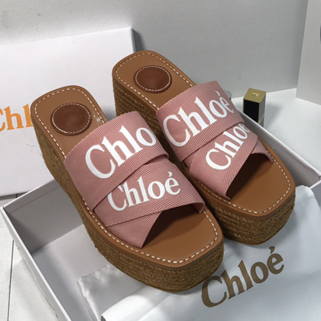 Chloe Womens Shoes Mule Slides Sandals Slippers Luxury Brand with Original Box Summer Design Whatapp