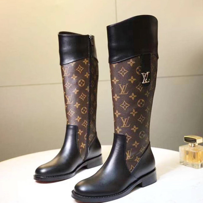 Louis Vuitton Women Shoes Boots Luxury Brand Womens Knee-Length Boots Whatapp