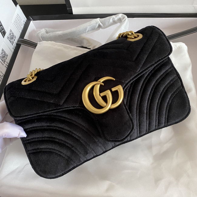 Gucci Womens Bags Shoulder Messenger Bag Luxury Brand Small GG Marmont bag with Original Box Whatapp