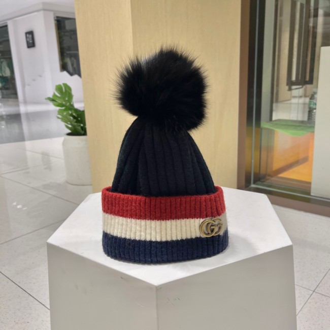 Gucci Womens Cap Knit Hat Luxury Brand with Original Box