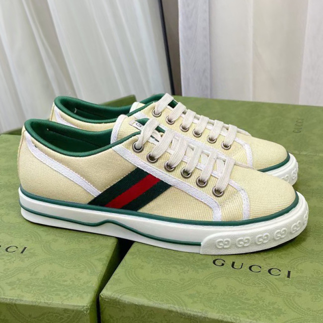 Gucci Mens Shoes Sneakers Luxury Brand men's Gucci Tennis 1977 sneaker