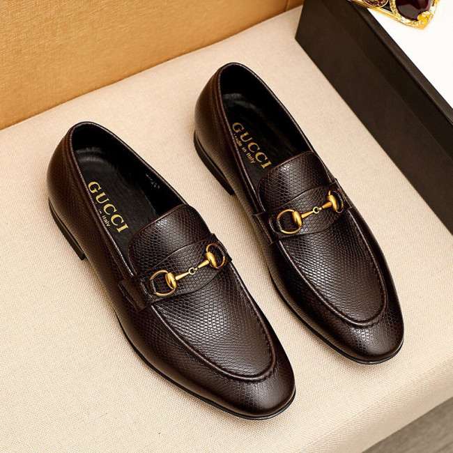 Gucci Mens Shoes Leather Design Luxury Brand Business Dress Shoes for Men with Original Box Whatapp