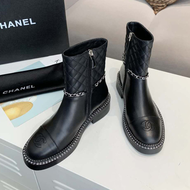 Chanel Womens Shoes Boots Luxury Brand Design with Original Box Women Fashion Ankle Boots Booties Whatapp