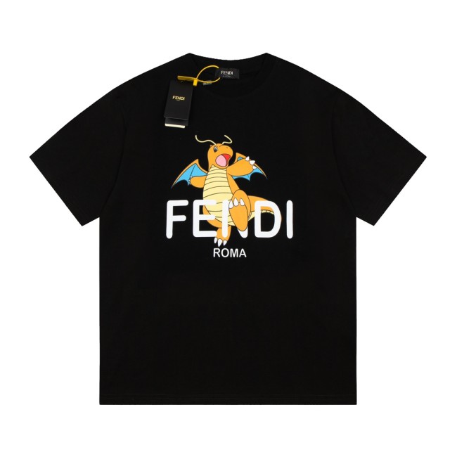 Fendi Luxury Brand Women Mens Short Sleeve T-Shirt Whatapp