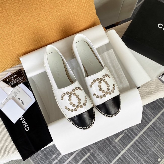 Chanel Women Shoes Fashion Espadrille Luxury Brand Casual Shoes for Women ESPADRILLE with Original Box Espadrilles Whatapp