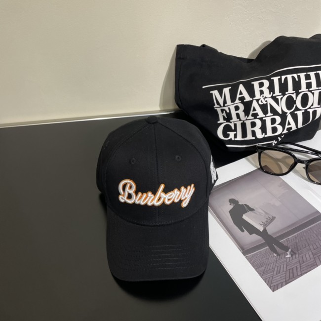 Burberry Womens Mens Cap Baseball Hat Luxury Brand with Original Box