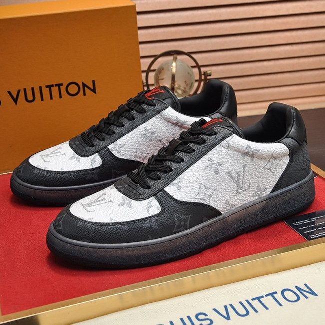 Louis Vuitton Men Shoes Fashion Sneakers RIVOLI SNEAKER Luxury Brand Casual Shoes with Original Box Whatapp