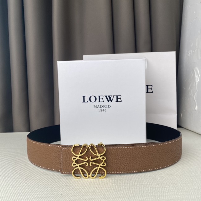 Loewe Men Leather Belt Luxury Brand Design Fashion Type with Original Box Whatapp