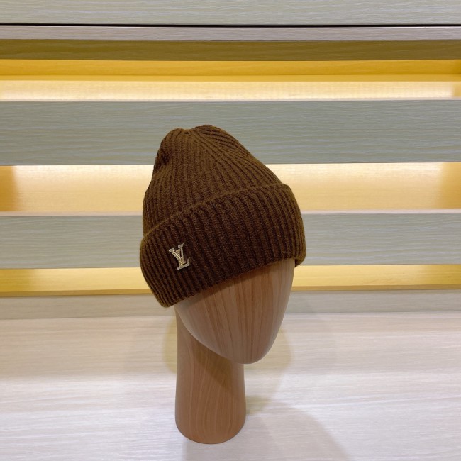 Louis Vuitton Womens Mens Cap Knit Hat Luxury Brand with Original Box