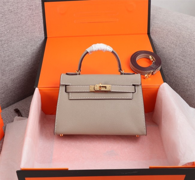 Hermes Womens Bags Handbags Luxury Brand Fashion Hermès Kelly Mini Kelly Second Generation Totes Whatapp