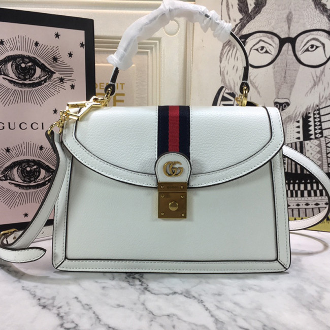 Gucci Womens Bags Shoulder Messenger Bag Luxury Brand Ophidia small top handle bag with Web with Original Box Whatapp