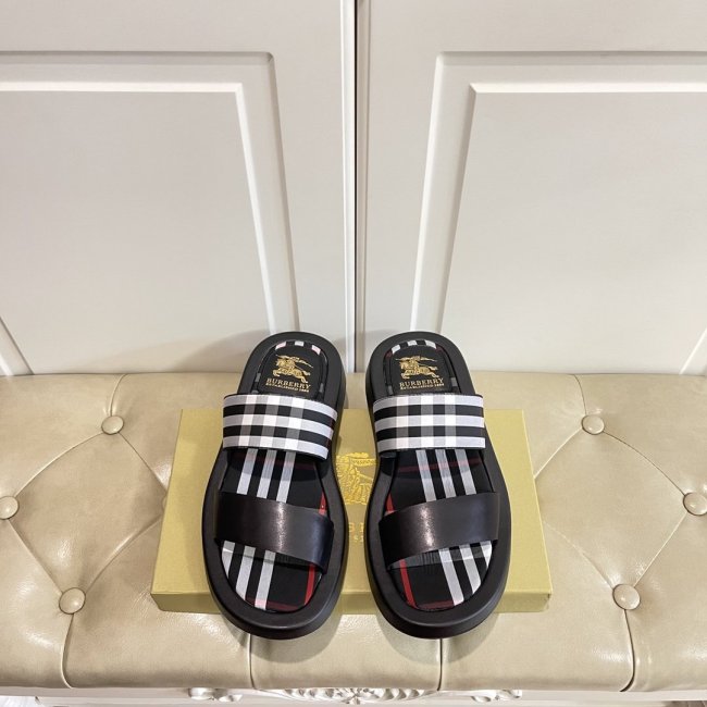 Burberry Mens Shoes Leather Sandals Whatapp