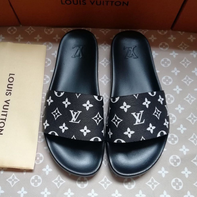 Louis Vuitton Womens Mens Shoes Slippers Sandals Flip Flop Luxury Brand WATERFRONT MULE with Original Box Whatapp