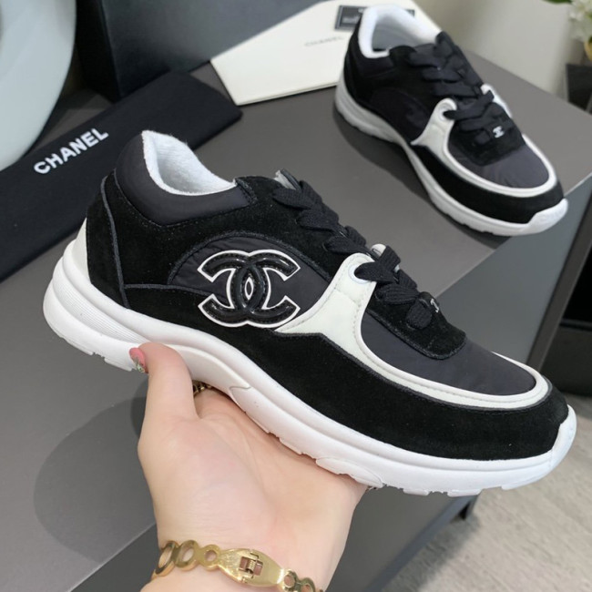 Chanel Women Shoes Sneakers Lace-Up Design Luminous Luxury Brand Sports Shoes with Original Box Whatapp