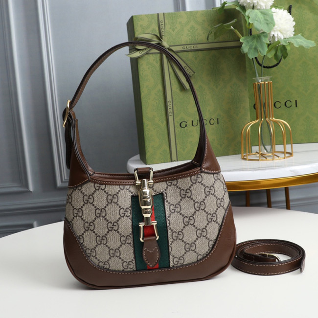 Gucci Womens Bags Handbags Shoulder Messenger Bags Luxury Brand GG Jackie 1961 mini shoulder bag 637092 HUHHG 8565 with Original Box Whatapp