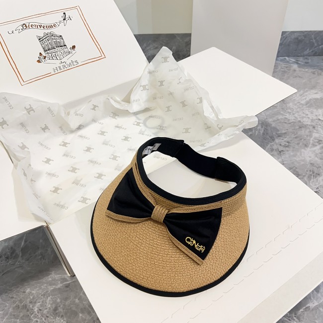 Chanel Womens Hats Luxury Brand Visor Hat with Original Box