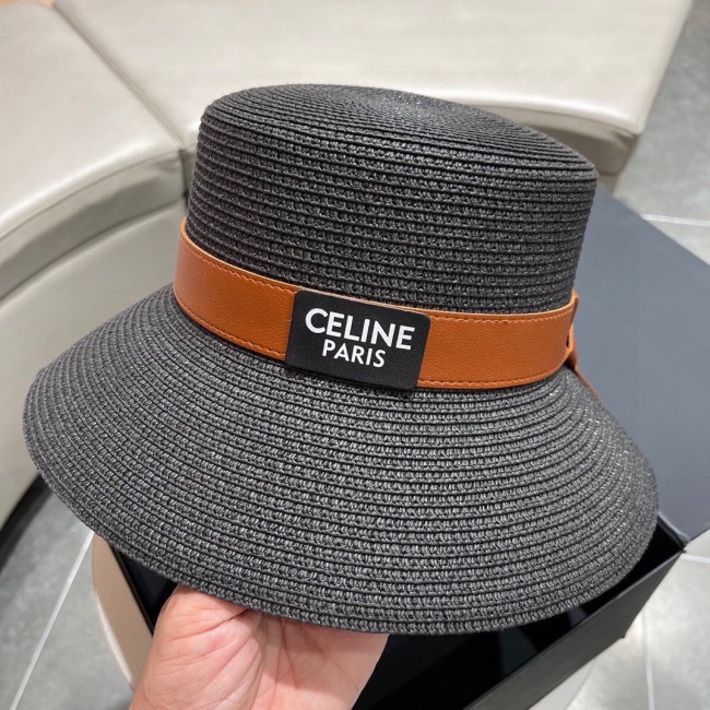 Celine Womens Hats Luxury Brand Design Celine Straw Bucket Hat with Original Box Whatapp