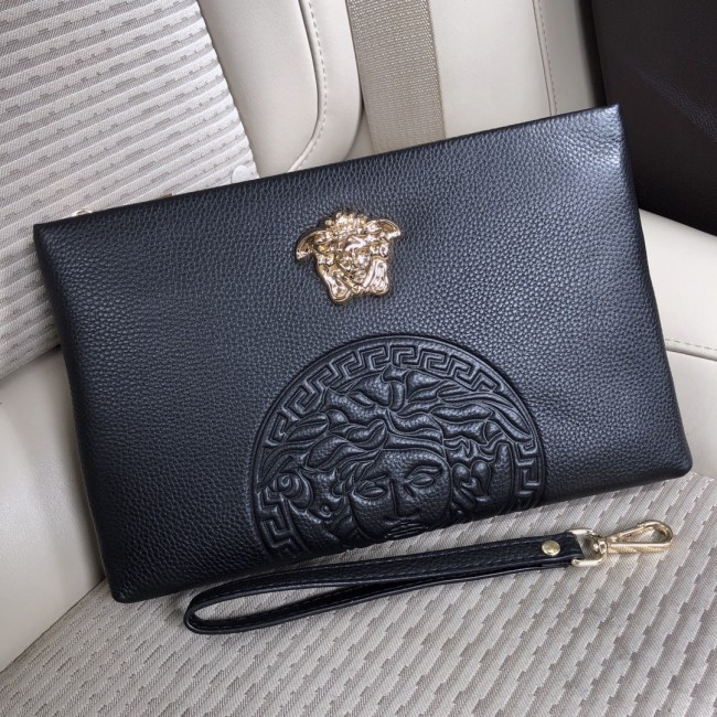 Versace Mens Bags Clutches Wallets Clutch Designer Luxury Brand LA MEDUSA with Original Box Whatapp