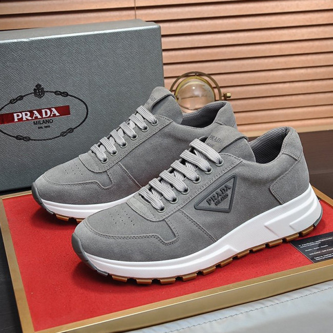 Prada Mens Shoes Sneakers Casual Shoes for Men Luxury Brand Breathable Fashion Sneakers with Original Box Whatapp