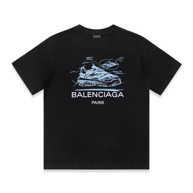 Balenciaga Luxury Brand Women Mens Short Sleeve T-Shirt Whatapp