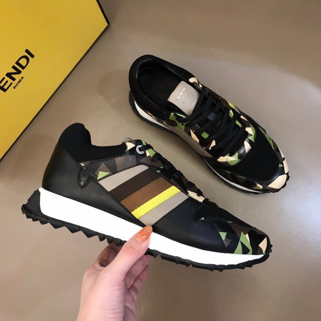 Fendi Mens Shoes Fashion Sneakers Luxury Brand Casual Shoes for Men with Original Box Whatapp