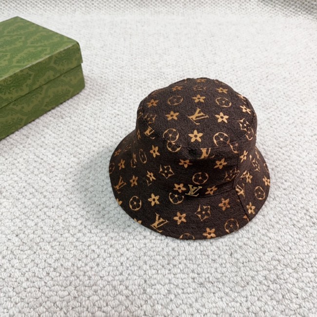 Louis Vuitton Womens Mens Cap Bucket Hat Luxury Brand with Original Box