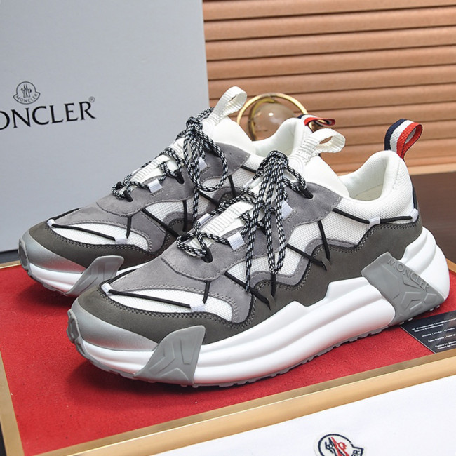 Moncler Men Shoes Sneakers Fashion Designers Luxury Brand Sports Shoes for Men Breathable with Original box Whatapp