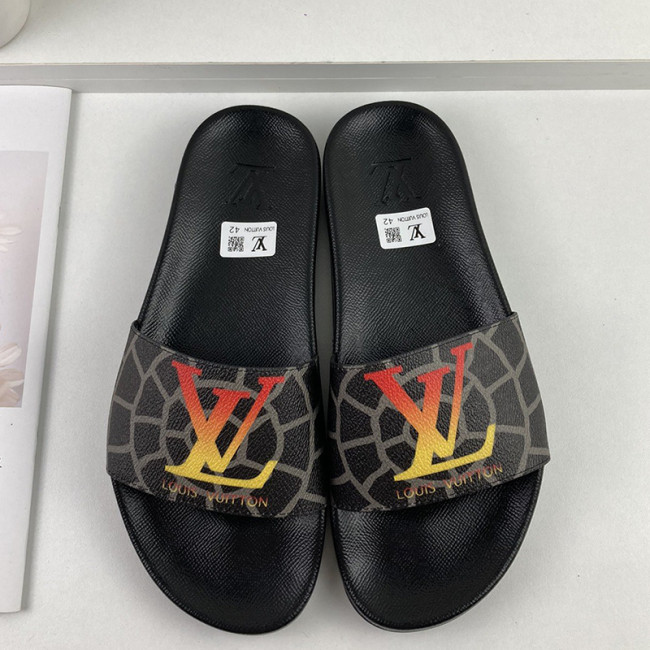 Louis Vuitton Men Shoes Slippers Sandals Flip Flop Luxury Brand WATERFRONT MULE with Original Box Whatapp