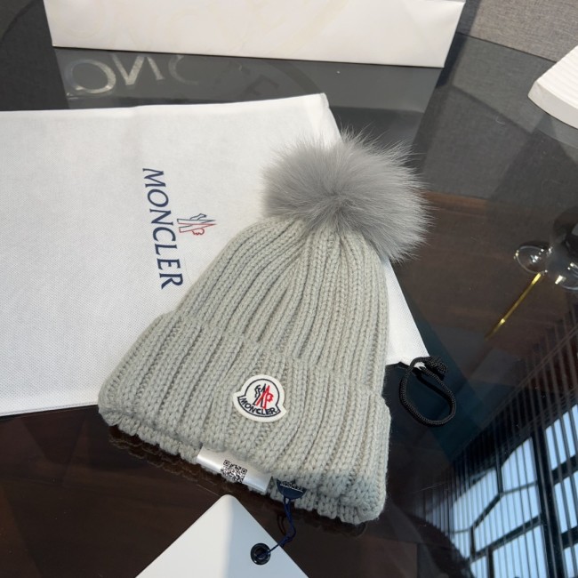 Moncler Mens Womens Hats Luxury Brand Design Moncler Knit Hat with Original Box