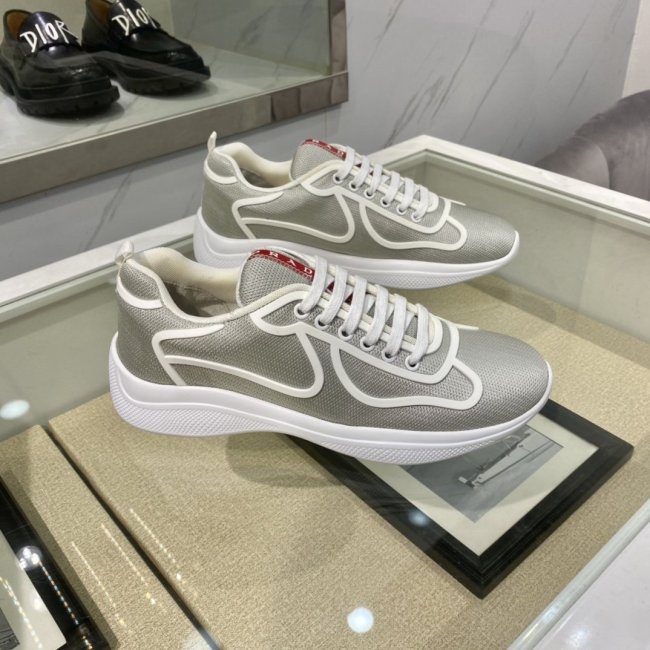 Prada Mens Shoes Sneakers Casual Shoes for Men Luxury Brand White Prada PRAX 1 sneakers with Original Box 4E3576_3LFV_F0009 Whatapp