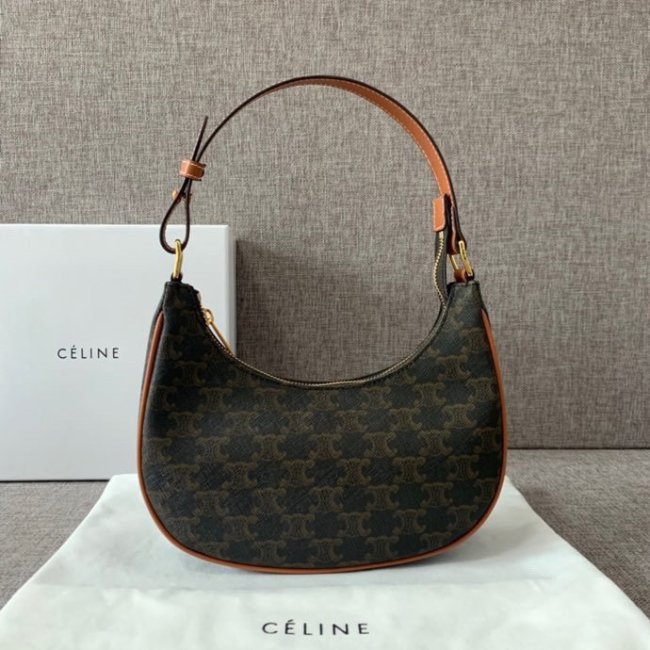 Celine Womens Bag AVA BAG IN TRIOMPHE CANVAS Whatapp