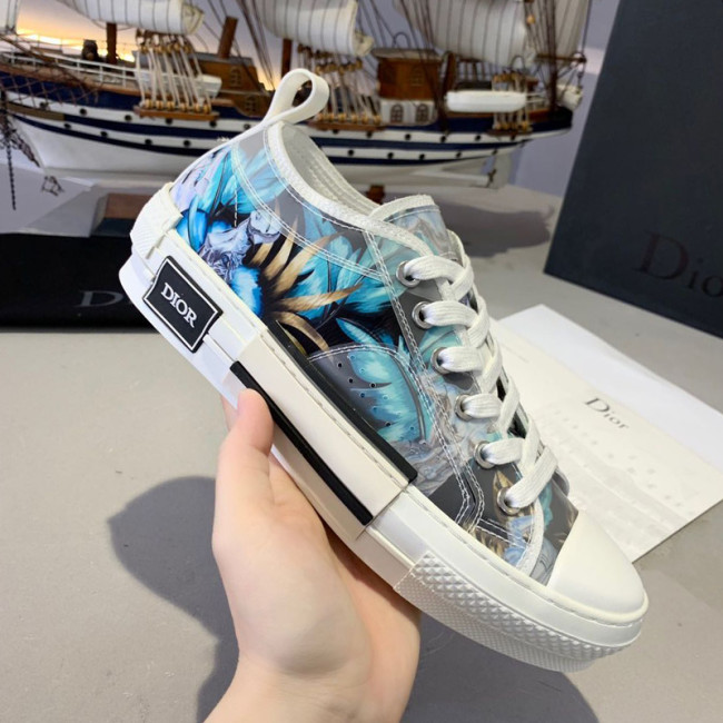 Dior Men Shoes Sneakers Casual Luxury Brand B23 Low-Top Sneaker with Original Box Whatapp