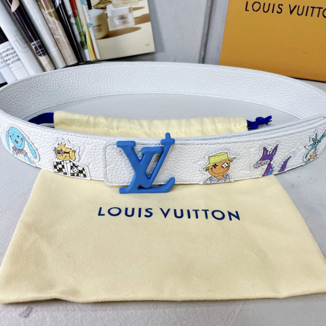 Louis Vuitton Mens Belt Luxury Brand Fashion Men Belts with Original Box LV SHAPE 40MM REVERSIBLE TAURILLON PUPPETS BELT Whatapp