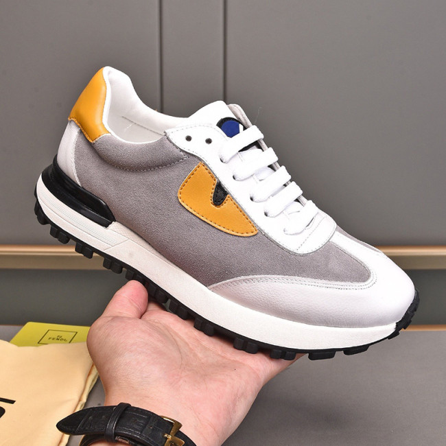 Fendi Mens Shoes Fashion Sneakers Luxury Brand Casual Shoes for Men with Original Box Whatapp