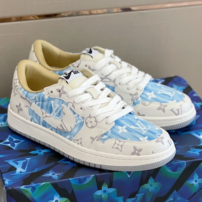 Louis Vuitton NIKE Men Shoes Fashion Sneakers Design Luxury Brand LVXNIKE Air Jordan Sneakers with Original Box Whatapp