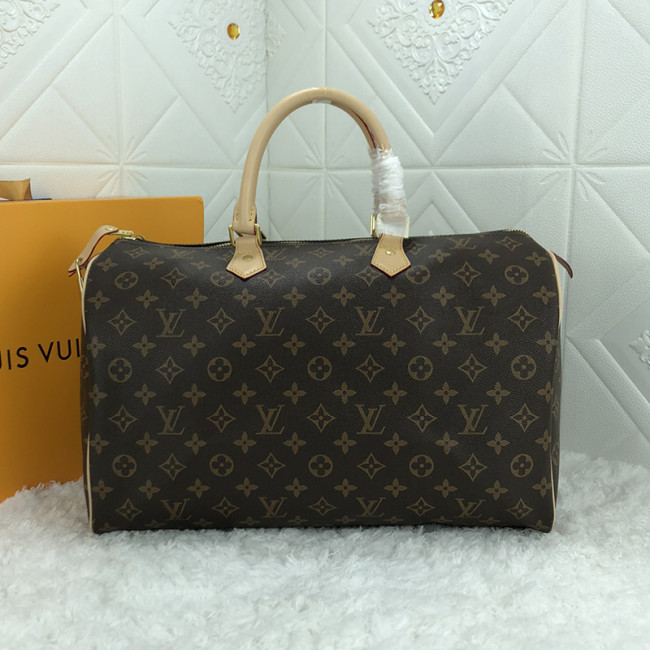 Louis Vuitton Womens Bags Luxury Brand Fashion Type Louis Vuitton SPEEDY 40 Monogram coated canvas with Original Box M41106 Whatapp