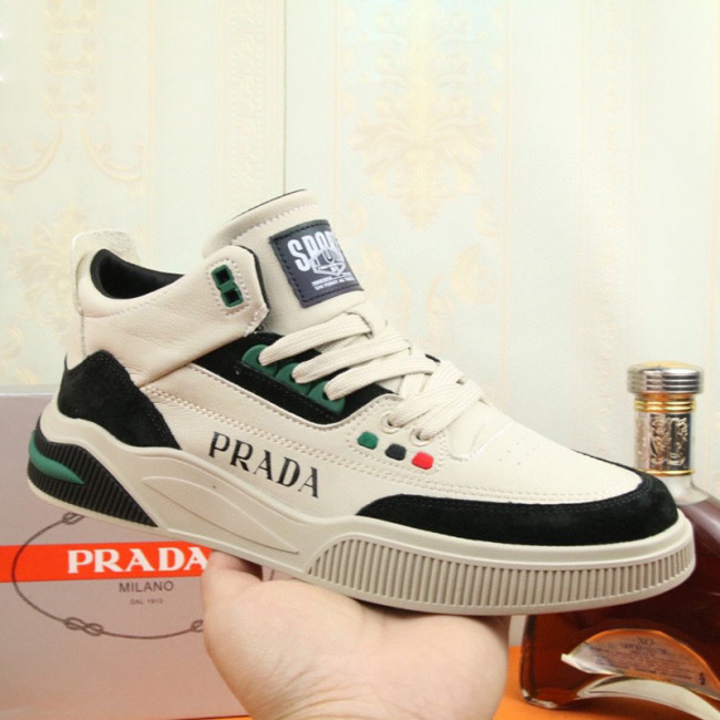 Prada Mens Shoes Sneakers Casual Shoes for Men Luxury Brand Breathable Fashion Sneakers with Original Box Whatapp